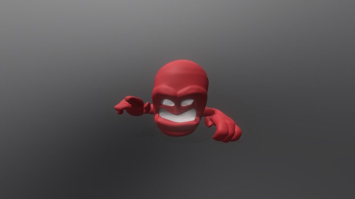 Luigi’s Mansion (Red) Slammer ghost 3D Model