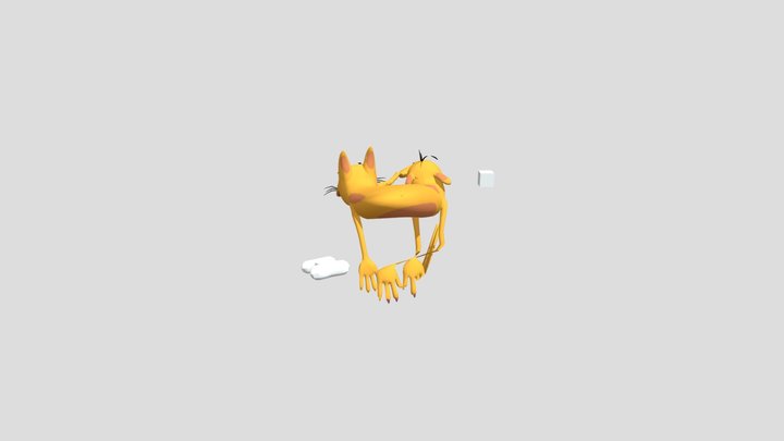 Reverse CatDog 3D Model