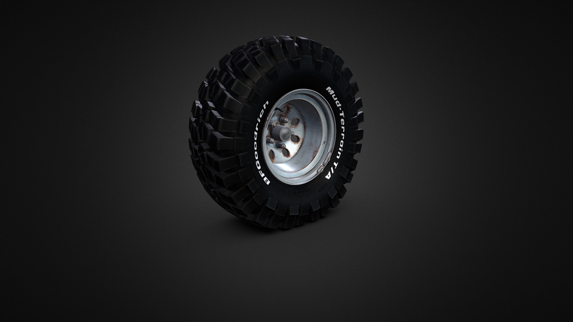 Bf Goodrich Mud Terrain Wheel 3d Model By B3av3r 7700088 Sketchfab