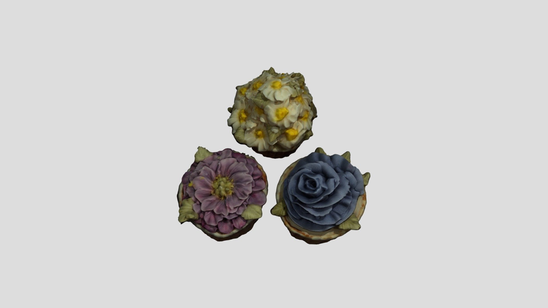 Beanpaste flower cake