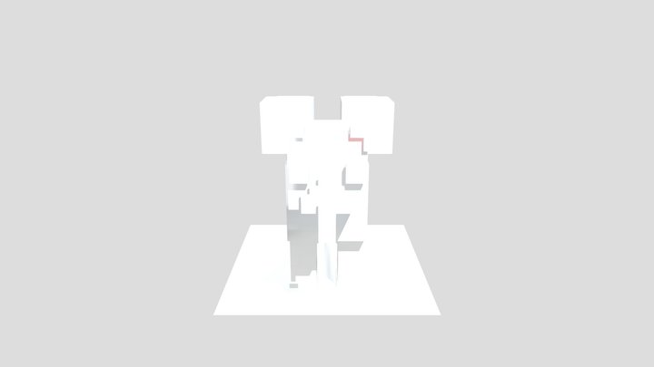 Jetpack pug 3D Model
