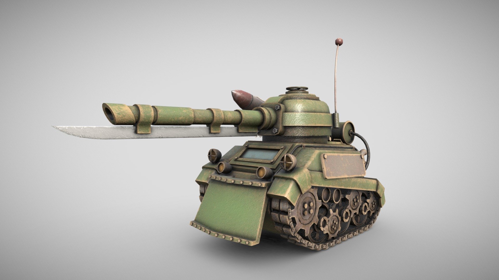 Dangerous Toy Tank - Download Free 3D Model By Baptiste.barbe  (@Baptiste.barbe) [7702919]