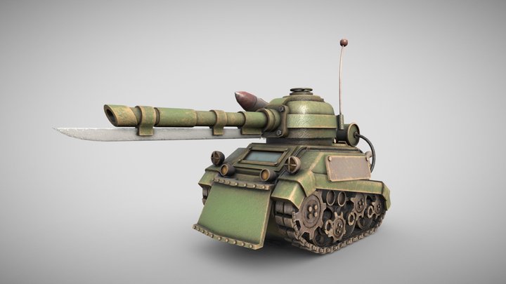 Dangerous Toy Tank 3D Model