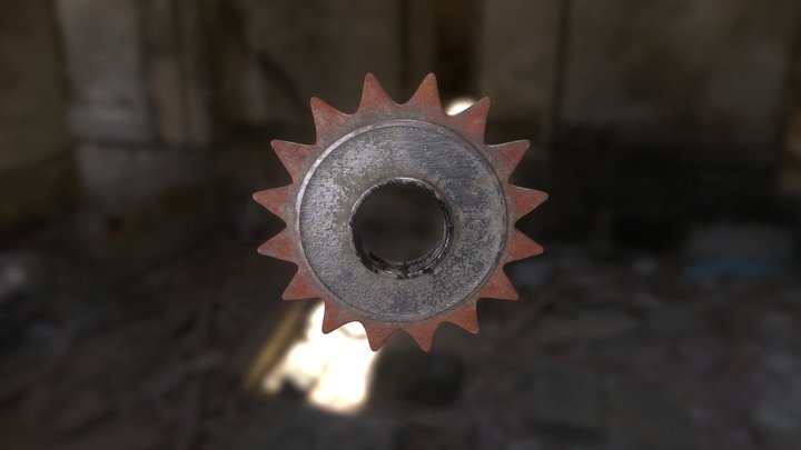 Fixed Gear Rust 3D Model