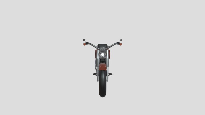 Motorcycle: Harley Fat Boy 3D Model