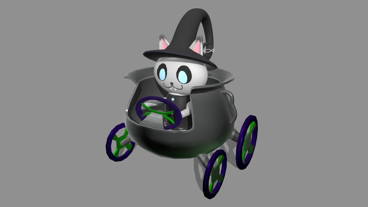 Feline Flair 3D Model