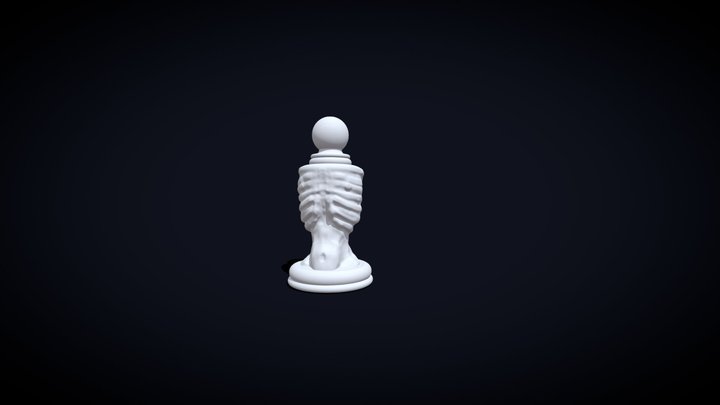 Starved Pawn 3D Model