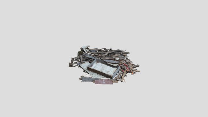Waste-construction-wood 3D Model