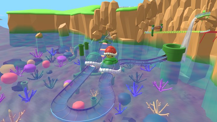 Mario Kart 8 Deluxe - Wii Koopa Cape – Modello 3D gratuito STL