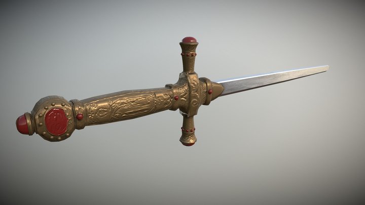 Godric Gryffindor Sword - Fan Art 3D Model