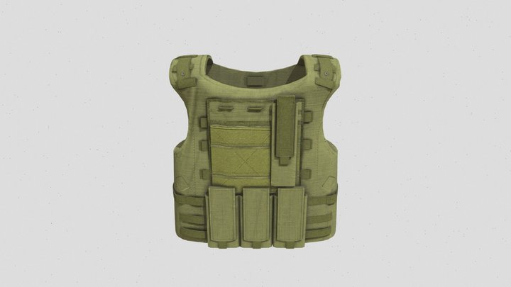 Tactical Vest 3D Model