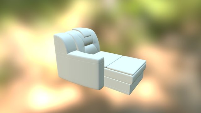 Диван 1 часть 3D Model