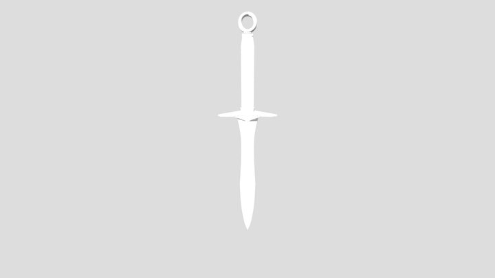 Cool Dagger 3D Model