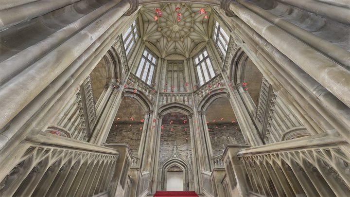 Margam Castle - The Staircase 3D Model