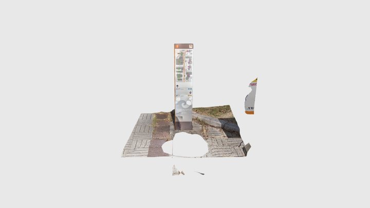 看板 3D Model
