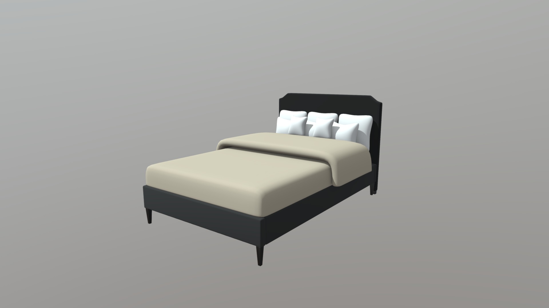 Master Bedroom Bed - Buy Royalty Free 3D model by Pickle55100 [770cd4d ...