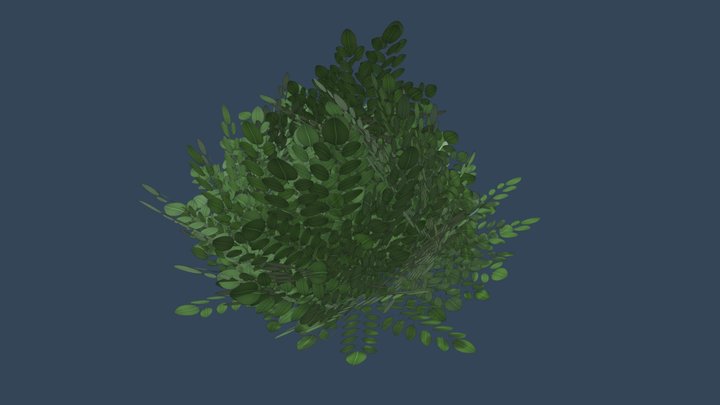 bushes set 3D Model