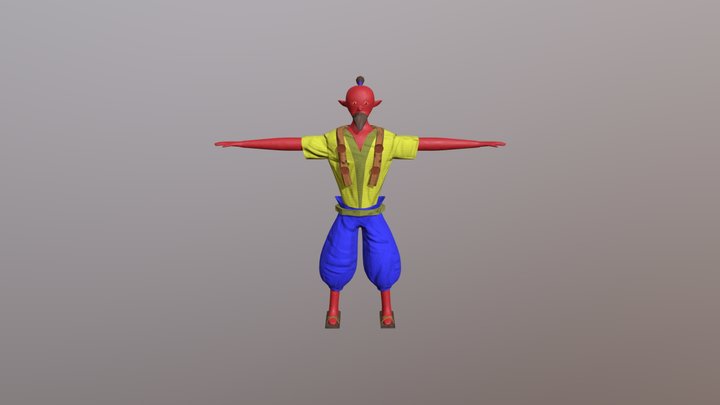 Modelo Pose de Armando 3D Model