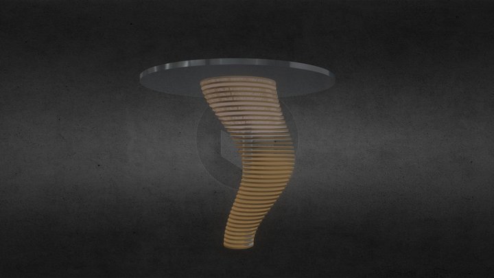 Parametric Table 3D Model