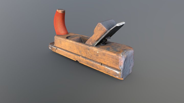 Carpenter planer tool 3D Model