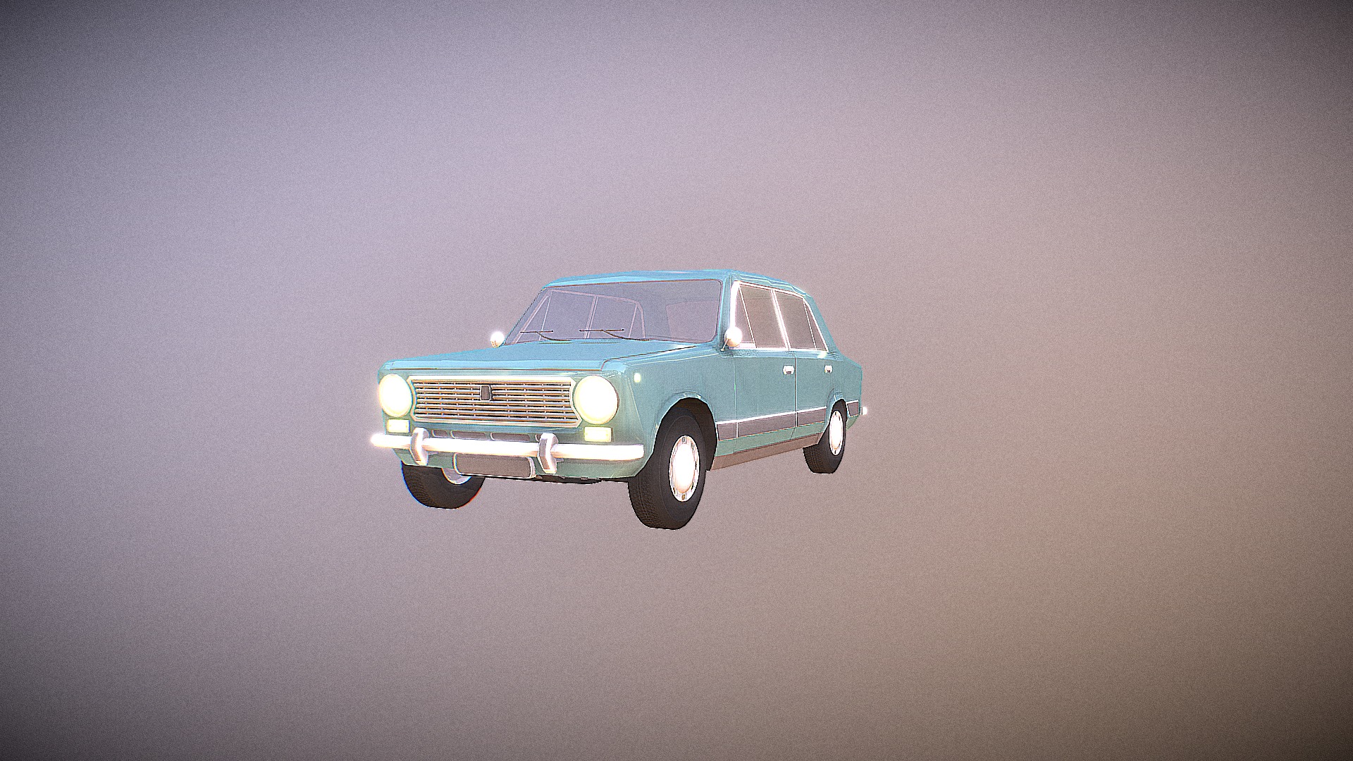 3D model LADA 2101 (VAZ)  1970-1988 - This is a 3D model of the LADA 2101 (VAZ)  1970-1988. The 3D model is about a toy car on a surface.