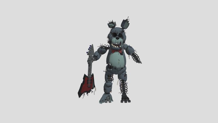 Image To Stl.com_v2 Torres+ Broken+ Bonnie 3D Model