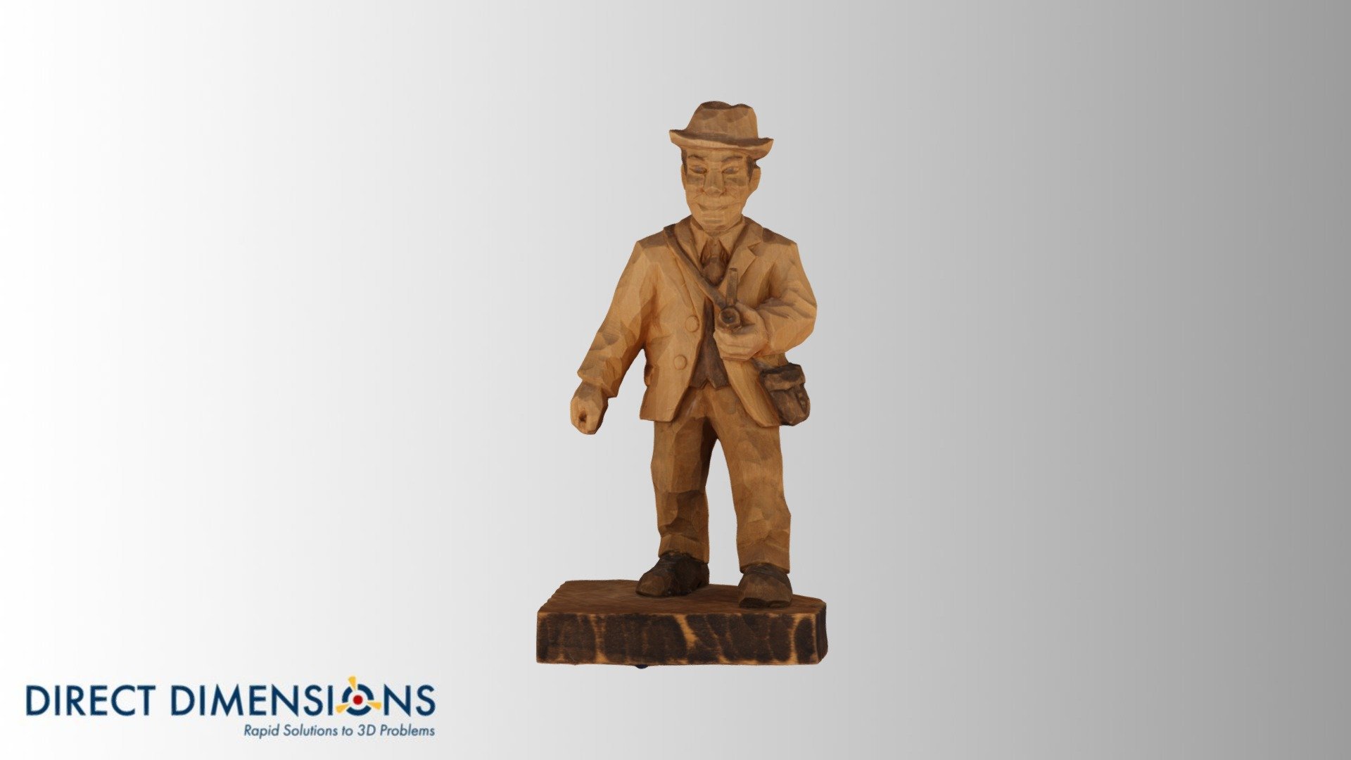 Wooden Figure - 3D model by Direct Dimensions (@dirdim) [770efa6 ...