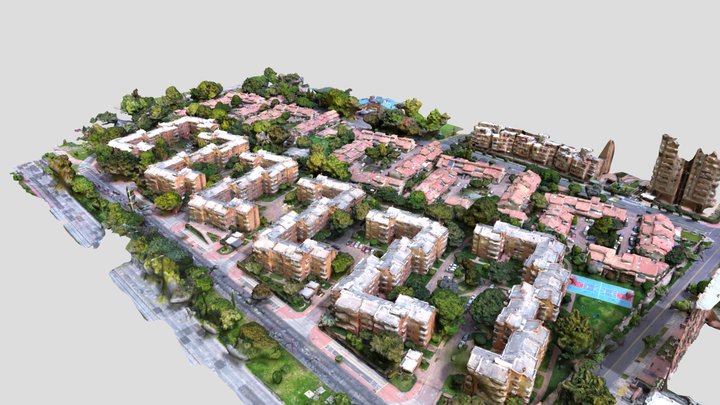 Santacoloma_simplified_3d_mesh 3D Model