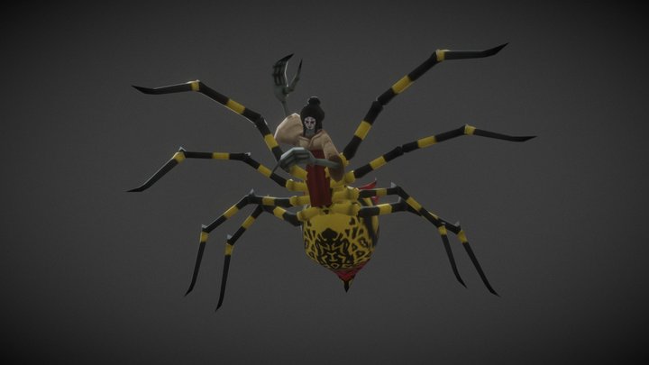 Jorogumo from Norowareta: The Three Treasures 3D Model