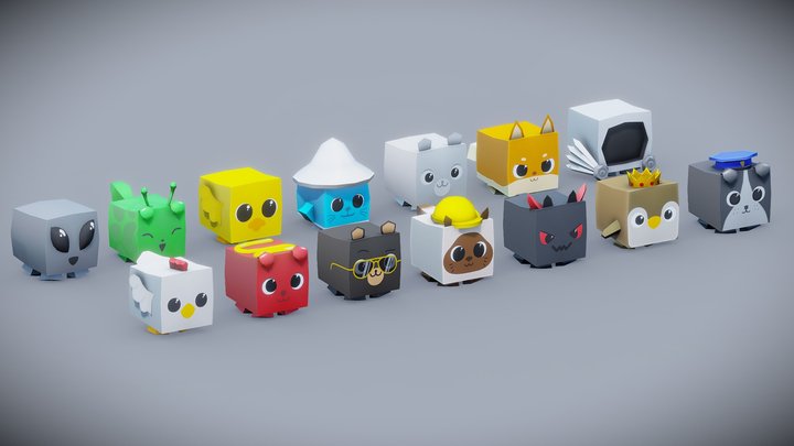 Pet Battle pets 3D Model