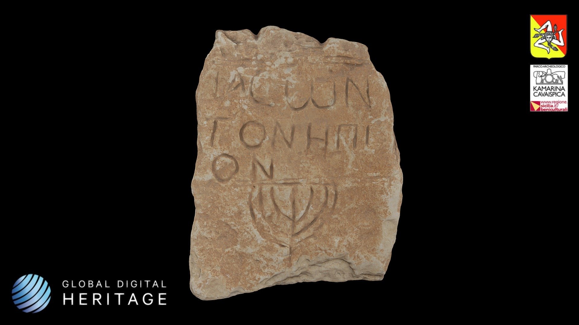 Funeral inscription, San Nicola Giglia, Ragusa - Download Free 3D model ...