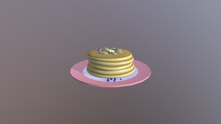 Pancakes 3D Model