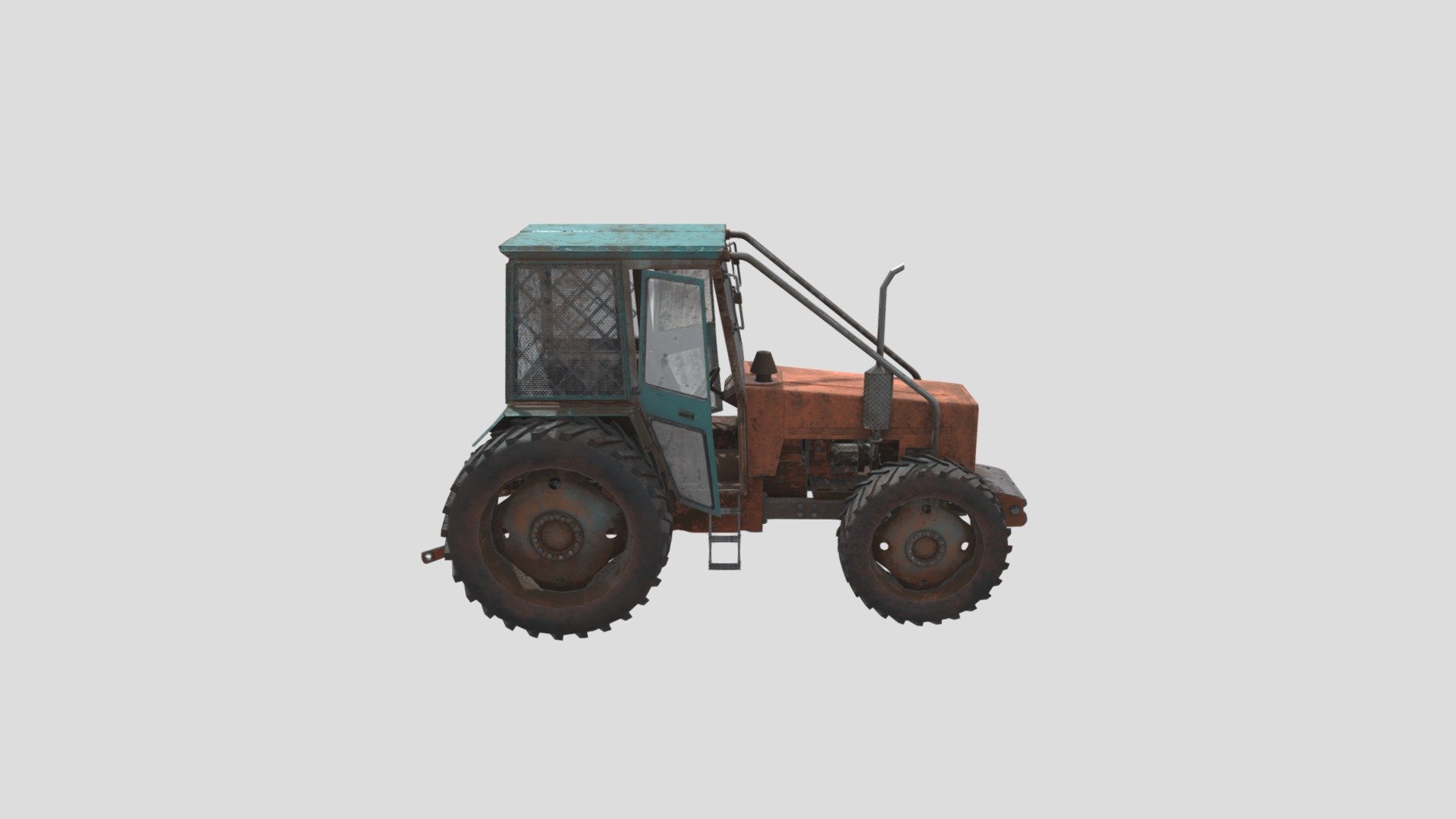 tractor 4x4 - 3D model by KULDEEP.CHOUDHARY51 [7714452] - Sketchfab