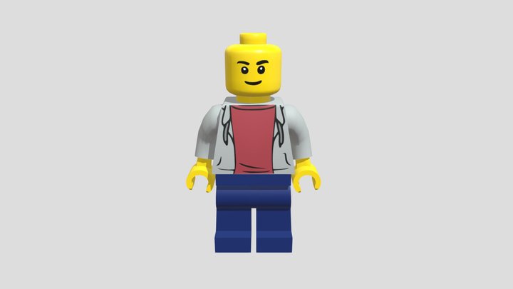 Lego minfigure 3D Model