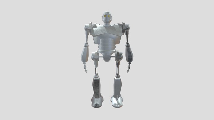 Iron Giant Textured 3D Model