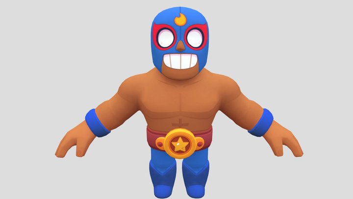Brawl stars el primo 3D Model