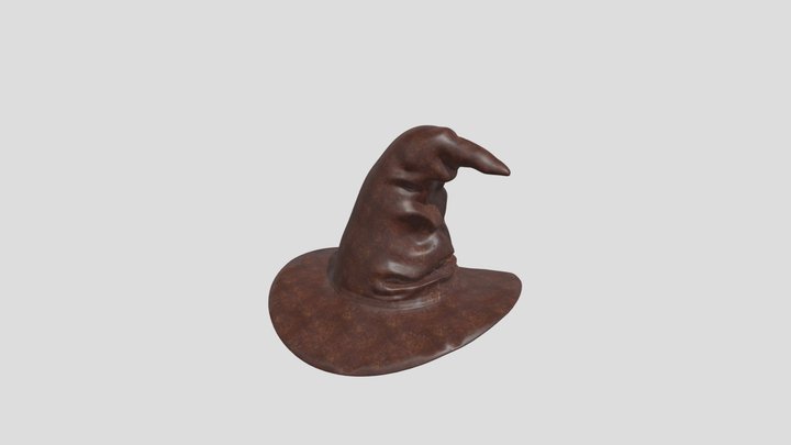Sorting Hat With Texture 3D Model