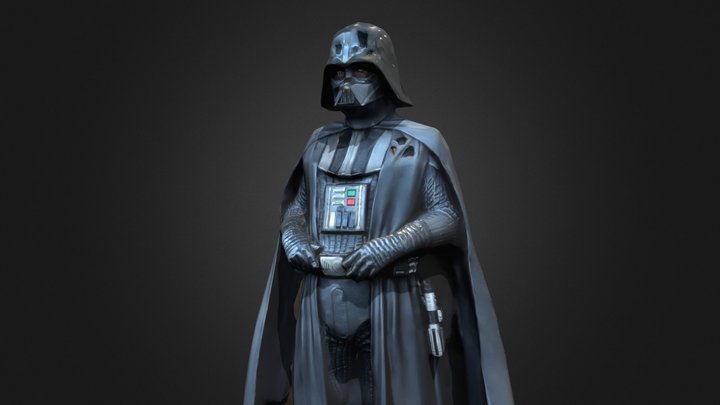 Darth Vader Figure - Videogrammetry 3D Model