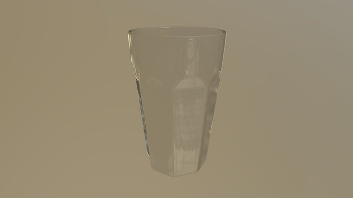 Pint Glass 3D Model