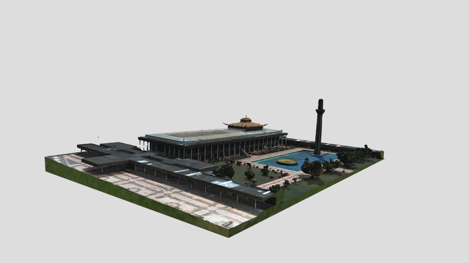 Lapau (Royal Ceremonial Hall) - 3D model by dcifass [7718f2e] - Sketchfab