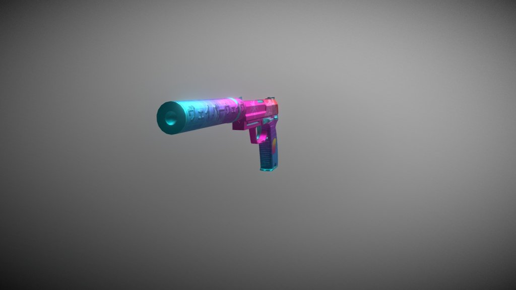 USP-S | Vapor - 3D model by mistberg [7719549] - Sketchfab