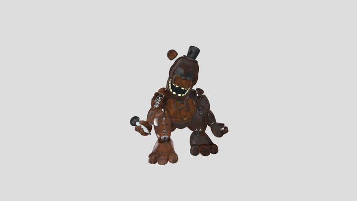 UCN Fredbear by datbasicsfmanimator & Rynfox FBX - Download Free