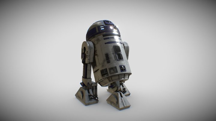 R2D2 3D Model