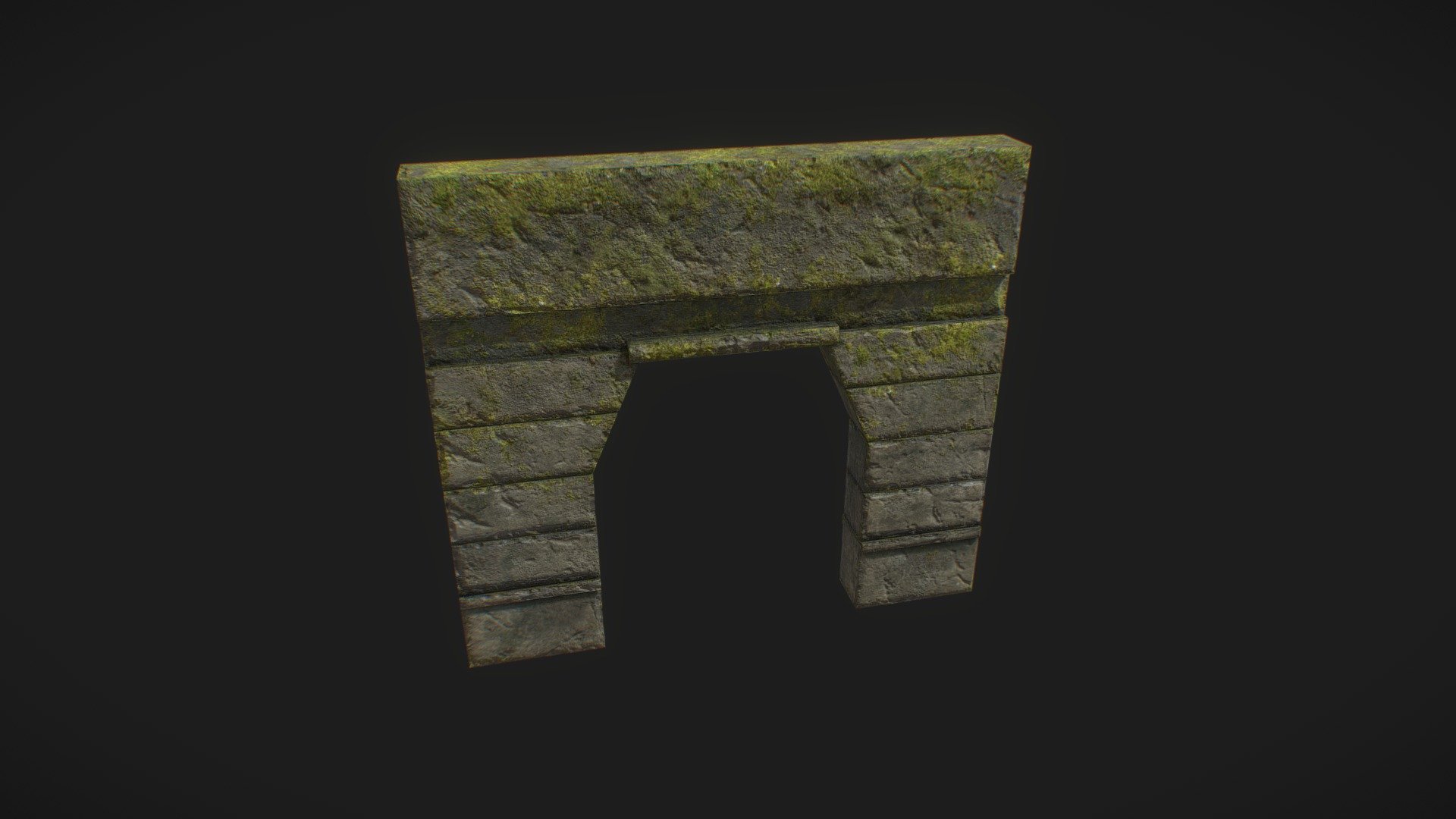 Mayan Arch Gateway 3D model by Micltan The Game An Ancient