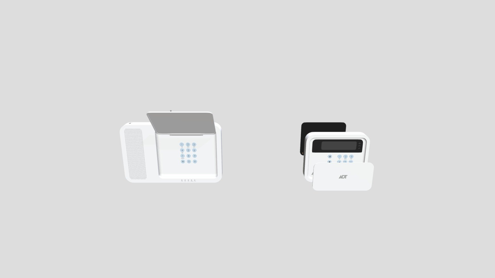 Total Security (TS) Panel & Keypad - 3D model by ADT Security ...