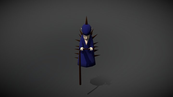 Soulless Old Man 3D Model