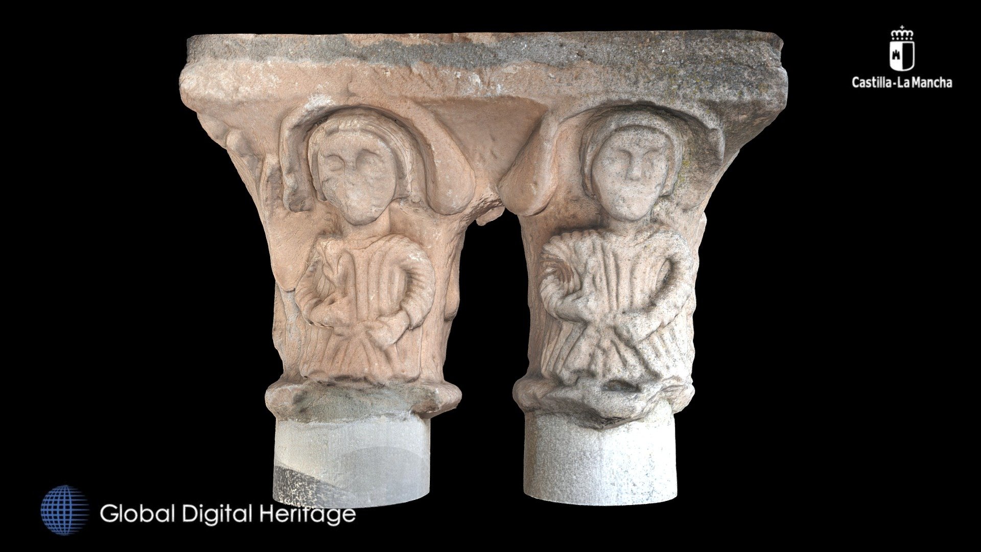 Romanesque Capitals, Saúca (Guadalajara, Spain)
