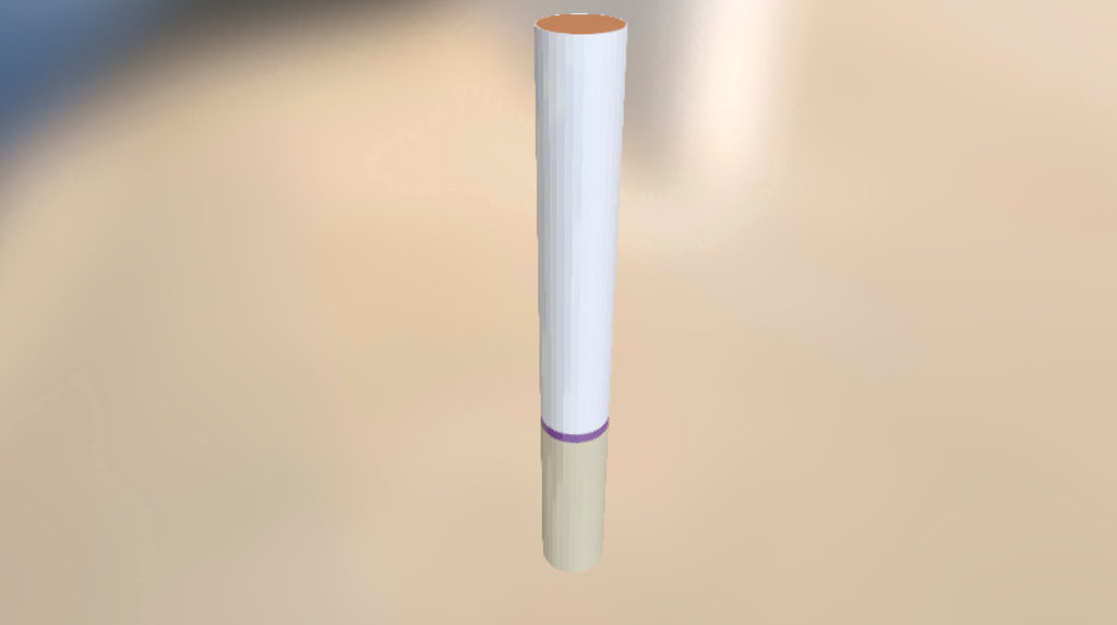 Cigarette — Sketchfab embed 3D viewer
