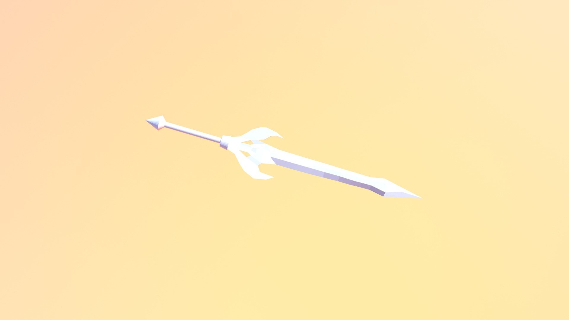 LowPoly first sword