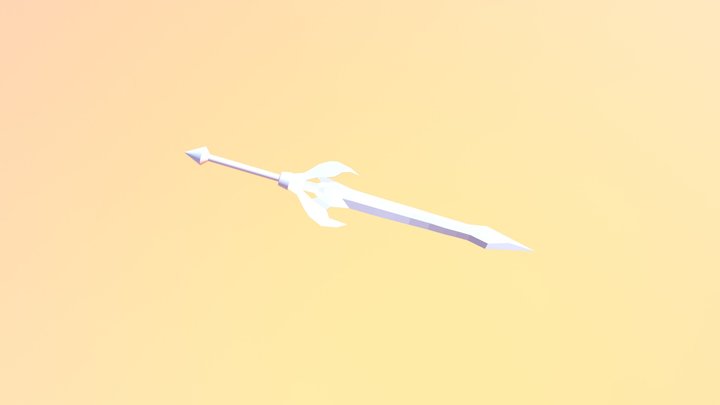 LowPoly first sword 3D Model
